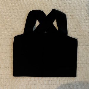 Aritzia Sculpt Knit Black Tank Top